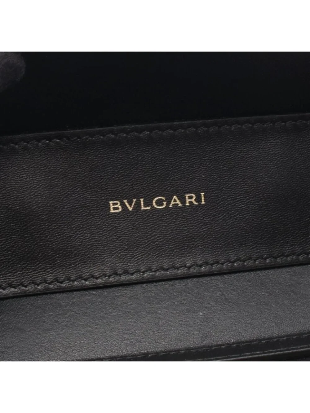 Bvlgari Handbag Serpenti Box 2-Way Ivory Leather Vanity Chain